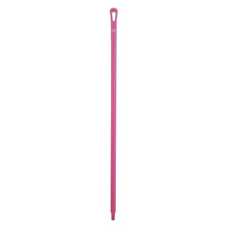 51" Color Coded Handle, 1 1/4 in Dia, Pink, Polypropylene