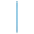 51" Color Coded Handle, 1 1/4 in Dia, Blue, Polypropylene