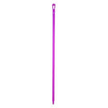 59" Color Coded Handle, 1 1/4 in Dia, Pink, Polypropylene