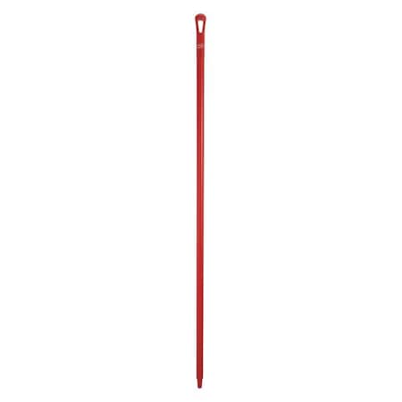1700mm Color Coded Handle, 1 1/4 in Dia, Red, Polypropylene