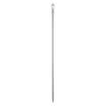 67" Color Coded Handle, 1 1/4 in Dia, White, Polypropylene