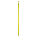 1700mm Color Coded Handle, 1 1/4 in Dia, Yellow, Polypropylene