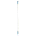 50" Color Coded Handle, 1 in Dia, Blue, Aluminum