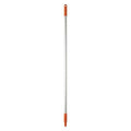 50" Color Coded Handle, 1 in Dia, Orange, Aluminum