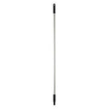 50" Color Coded Handle, 1 in Dia, Black, Aluminum