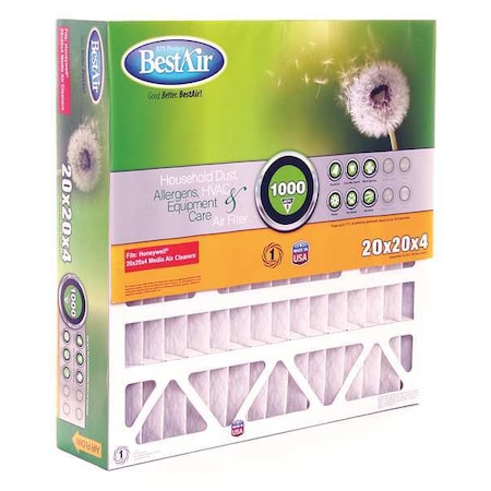 20 in x 20 in x 5 in Synthetic Furnace Air Cleaner Filter