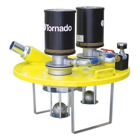 Pneumatic Vacuum Cleaner, Standard Filter, 160 cfm
