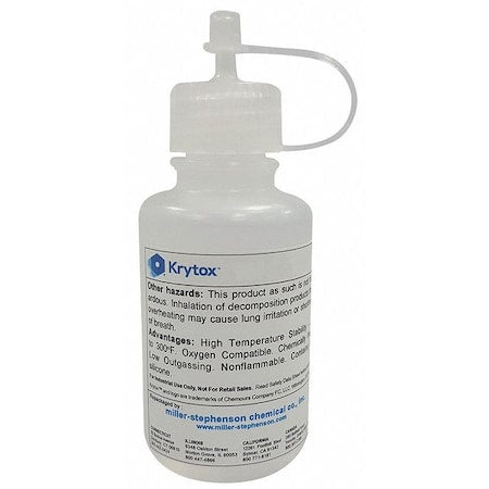 Lubricant, 4 oz., Dropper Bottle, PFPE, Colorless