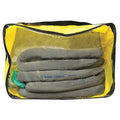 Spill Kit, 13 gal Volume Absorbed per Kit, Bag, Gray, 24