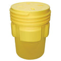 Spill Kit, 95 gal Capacity, Drum, Yellow, 261
