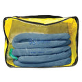 Spill Kit, 13 gal Volume Absorbed per Kit, Bag, Blue, 24