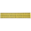 Number Label, Vinyl, 1/2 in H, 3/8 in W