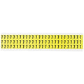 Number Label, Vinyl, 1/2 in H, 3/8 in W