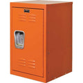 Wardrobe Locker, 15 in W, 15 in D, 24 in H, (1) Tier, (1) Wide, Orange