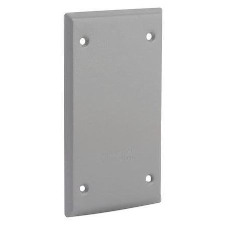 Weatherproof Cover, Single Gang Box Type, 1 Gang, Blank Cover Type