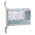 Electrical Box, 47.8 cu in, Switch Box Type, 3 Gangs, Steel, Rectangular Shape