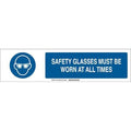 Slider Insert, Plstic, Safety Glasses, 6inH