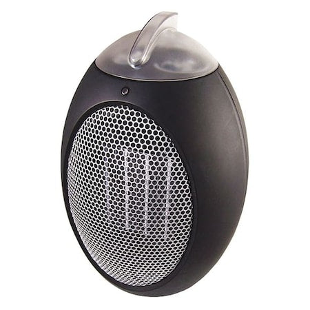 Portable Electric Heater, 750W, 120V AC, 1 Phase, 2560 BtuH, Non-Oscillating
