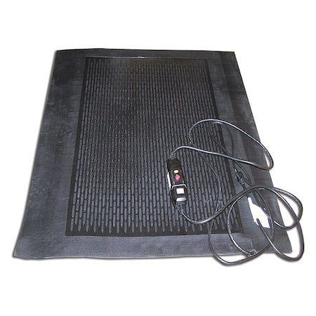 Portable Electric Heated Floor Mat, 240W, 120 V AC, 1 Phase, 819 BtuH, Non-Oscillating