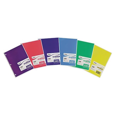 10-1/2 x 8" Spiral Bound Notebook, Rule: Legal