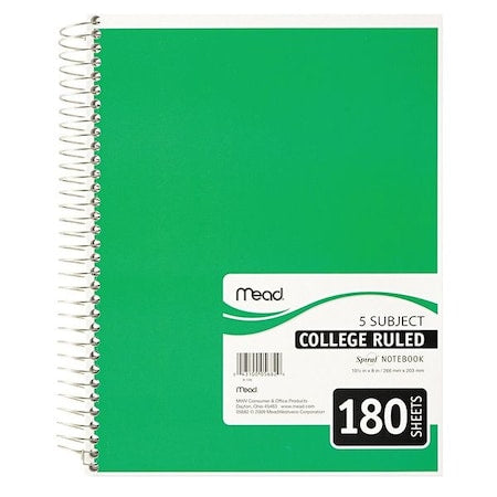 10-1/2 x 8" Spiral Bound Notebook