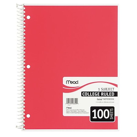 11 x 8-1/2" Spiral Bound Notebook