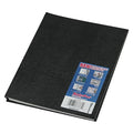 NotePro Notebook, 1-Subject, Medium/College Rule, Black Cover, (100) 11 x 8.5 Sheets