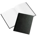 9-1/4 x 7-1/4" Black College/Margin Executive Notebook, 75 Pg
