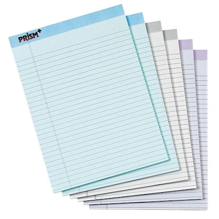 8-1/2 x 11-3/4" Colored Writing Pad, Pk6