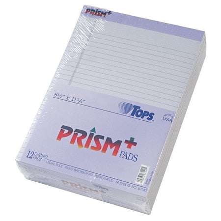8-1/2 x 11-3/4" Colored Writing Pad, Pk12