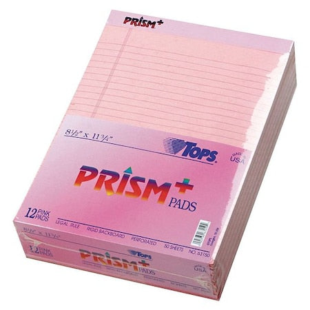 8-1/2 x 11-3/4" Colored Writing Pad, Pk12
