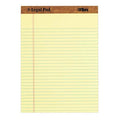 The Legal Pad Ruled Perforated Pads, Wide/Legal Rule, (50) Canary Yellow 8.5 x 11.75 Sheets, PK12