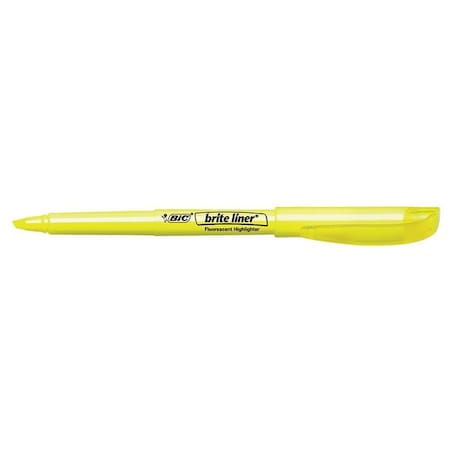 Highlighter, Fluorescent Yellow, PK12