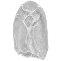 Bouffant Beard Cover Combo, Disposable Hood, Polypropylene, White, Size Universal, 1000 Per Box