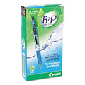 Retractable Recycled Pen, Fine 0.7 mm, Black PK12