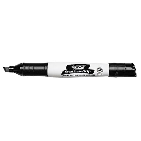 Intensity Low Odor Chisel Tip Dry Erase Marker, Broad Chisel Tip, Black, PK12