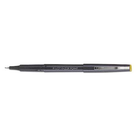 Permanent Marker, Black, Ultra Fine Tip, Capped, 12 PK