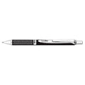 EnerGel Alloy RT Gel Pen, Retractable, Medium 0.7 mm, Black Ink, Black Barrel