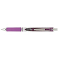 Retractable Roller Ball Pen, Medium 0.7 mm, Violet