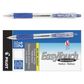 Retractable Pen, Medium 1.0 mm, Blue PK12