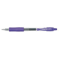 Gel Roller Ball Pen, Extra Fine 0.5 mm, Purple PK12