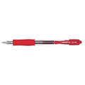 G2 Premium Gel Pen, Retractable, Extra-Fine 0.5 mm, Red Ink, Smoke/Red Barrel, PK12
