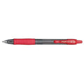 G2 Premium Gel Pen, Retractable, Bold 1 mm, Red Ink, Smoke/Red Barrel, PK12