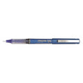 Precise V5 Rollerball Pen, Stick, Extra-Fine 0.5 mm, Blue Ink, Blue/Clear Barrel, PK12