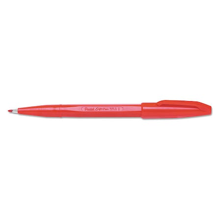 Porous Point Pen, Fine 0.7 mm, Red PK12