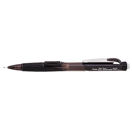 Twist-Erase CLICK Mechanical Pencil, 0.9 mm, HB (No 2), Black Lead, Black Barrel