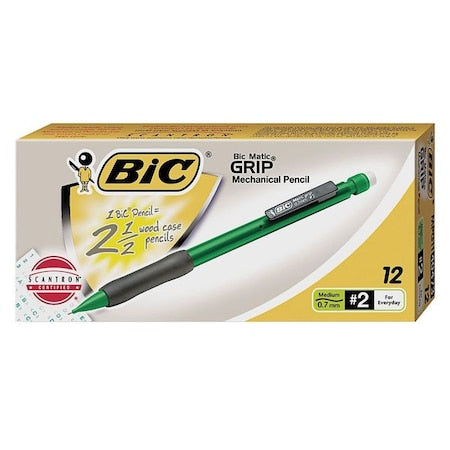 Mechanical Pencil, 0.7mm, Assorted, PK12