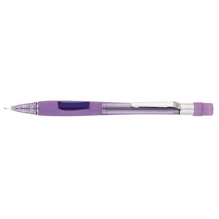 Quicker Clicker Mechanical Pencil, 0.7 mm, HB (No 2), Black Lead, Transparent Violet Barrel