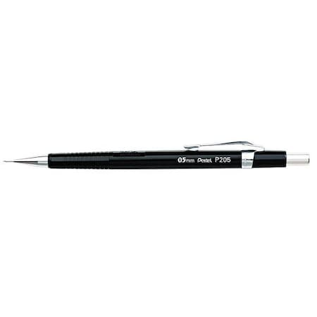 Sharp Mechanical Pencil, 0.5 mm, HB (No 2), Black Lead, Black Barrel