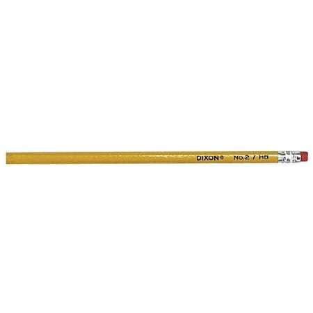 No. 2 Pencil Value Pack, HB (No 2), Black Lead, Yellow Barrel, PK144